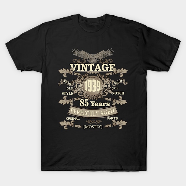 Timeless Treasures- Vintage Ornaments as a Thoughtful 85th Birthday Gift for Him T-Shirt by KrasiStaleva